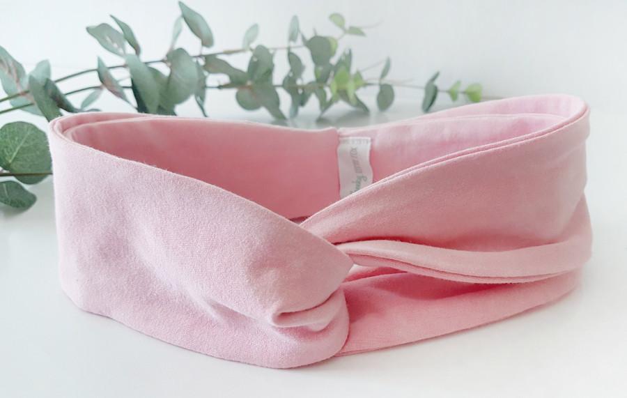 Pink Acid Wash Turban Headband