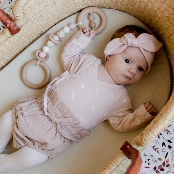 Blush Top Knot Headband