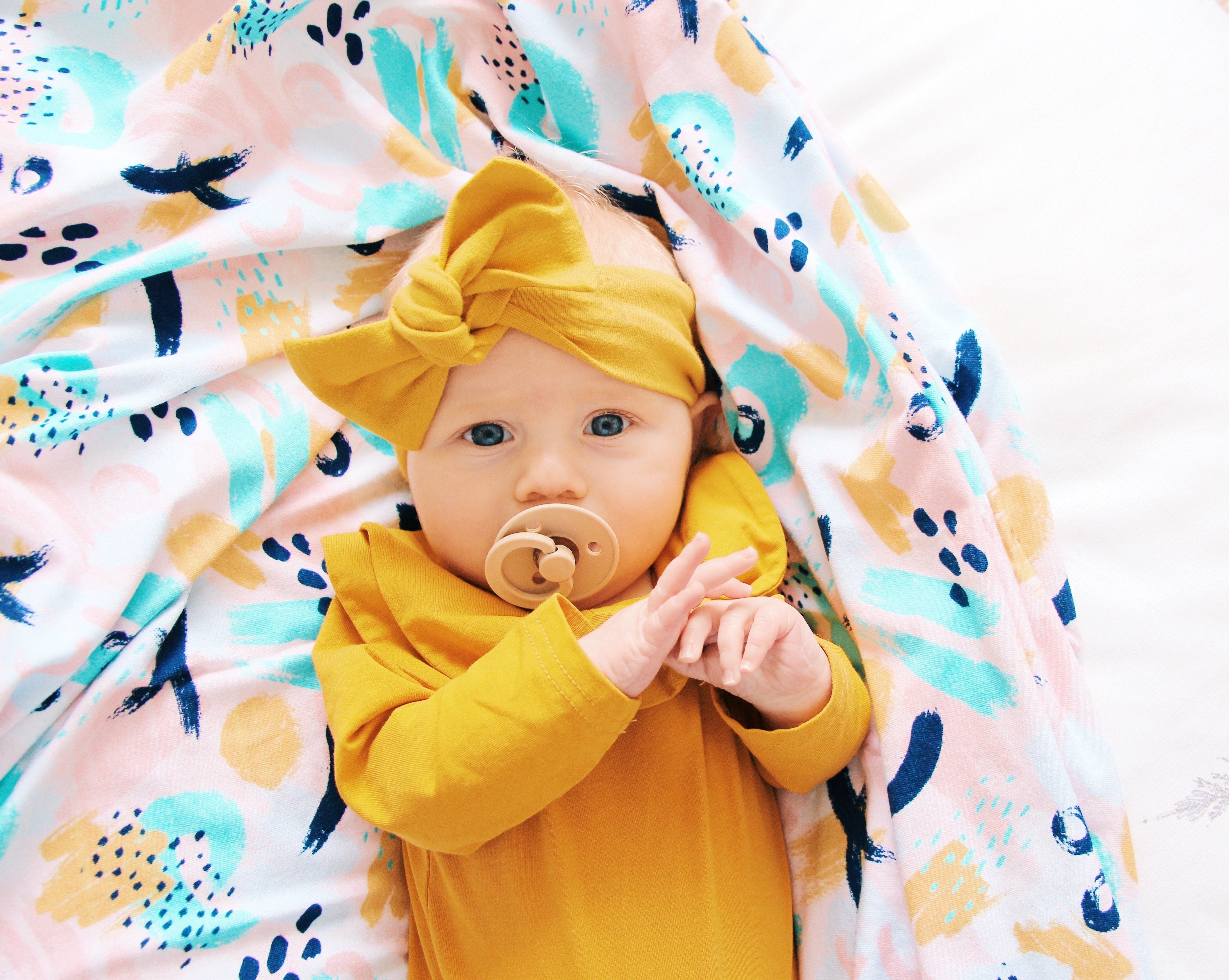 Mustard Bow Knot Headband