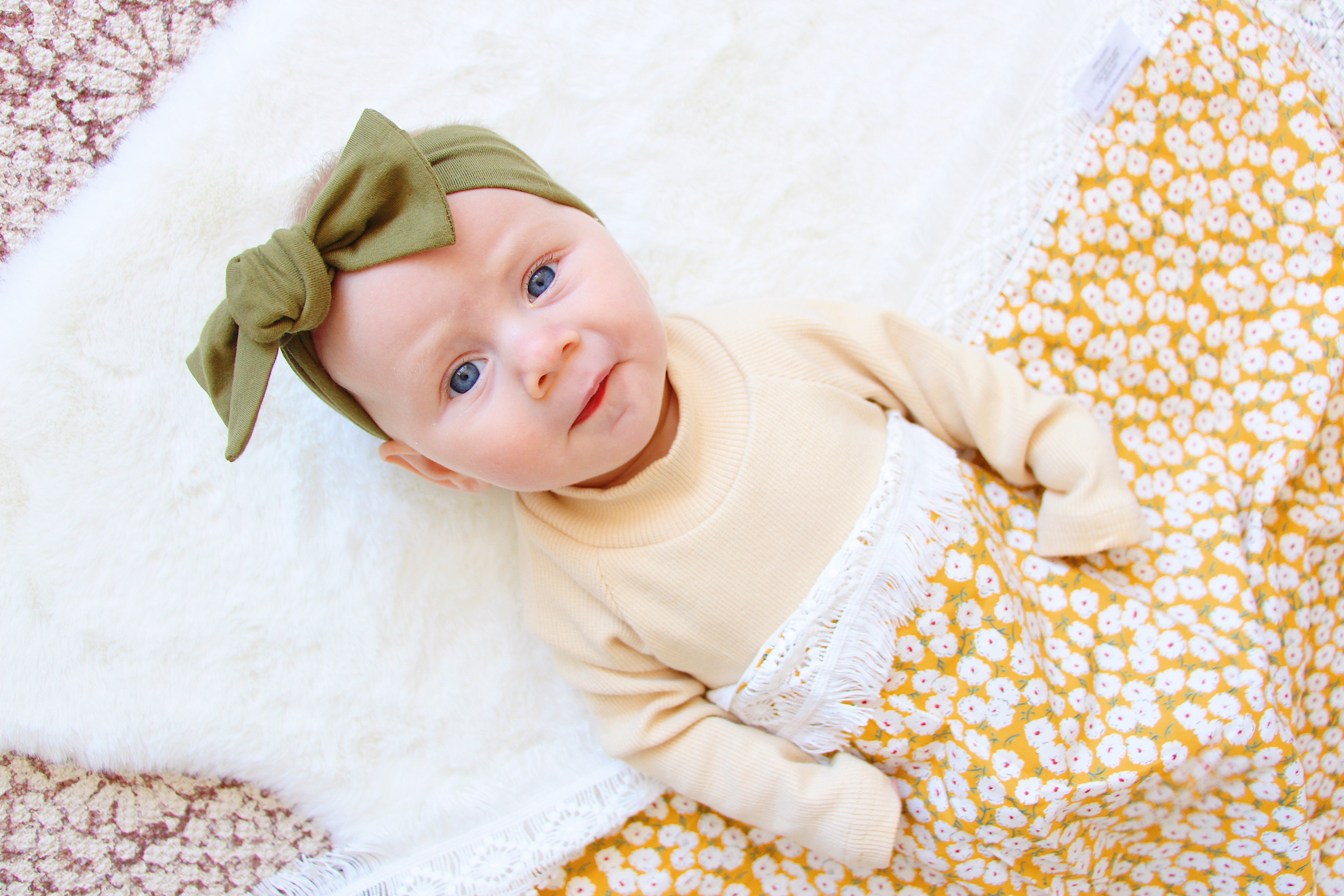 Olive Bow Knot Headband