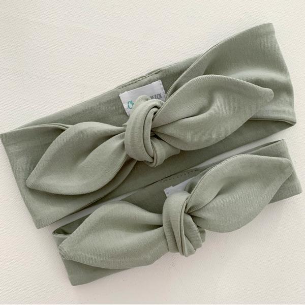 Sage Top Knot Headband
