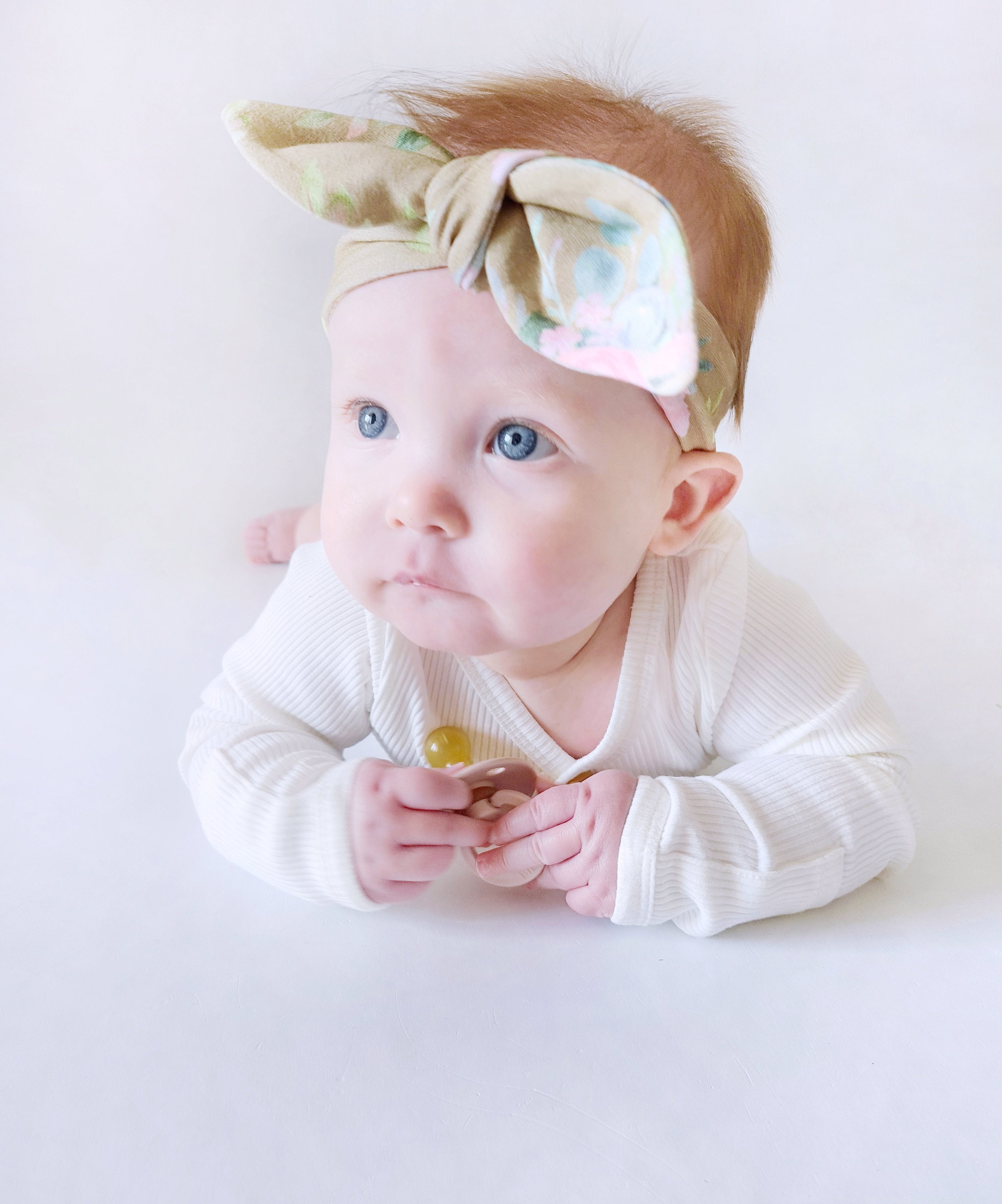 Fern Floral Top Knot Headband