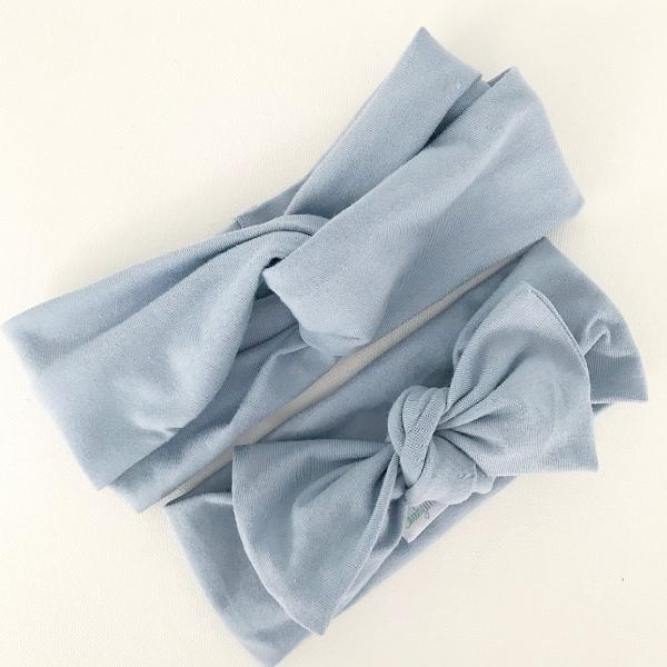 Chambray Bow Knot Headband